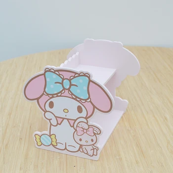 

Japan Cartoon rabbit my melody wooden box home decoration wood frame DIYgirls domestic display doll House collection