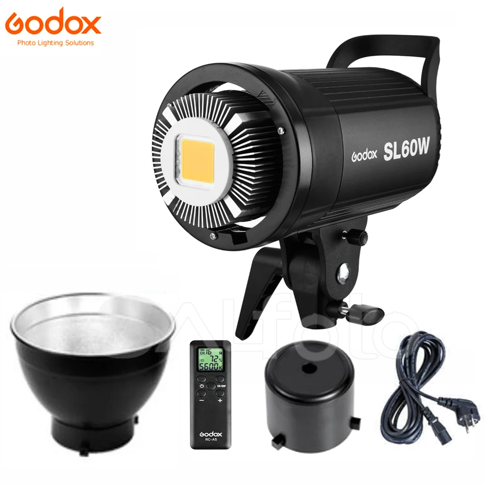 

Godox SL60W CRI 95+ Photo Studio LED Video Light SL-60W White 5600K 60W Bowens Mount Photography Fill Lighting