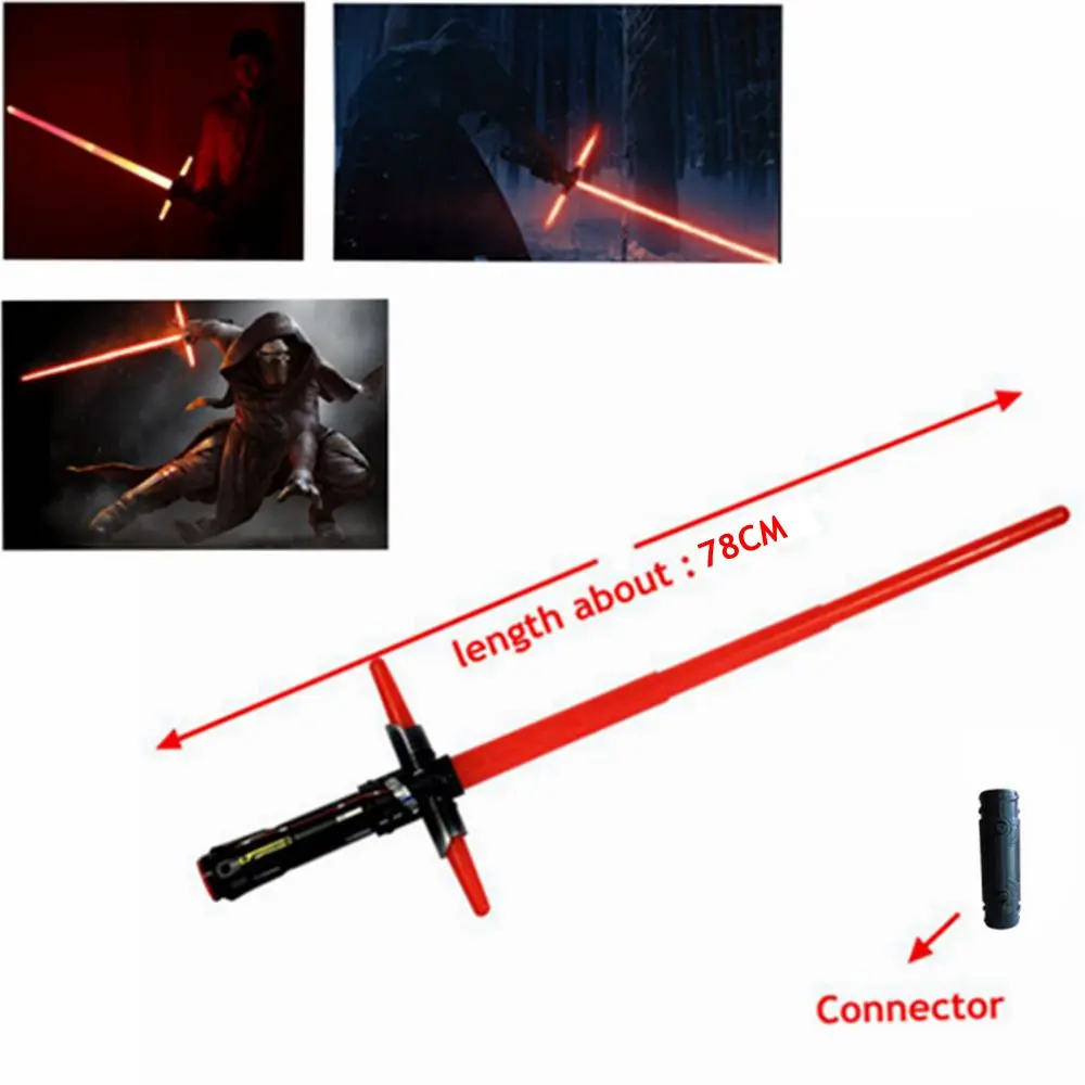 

HOT Sale Star Wars Lightsaber 7 The Force Awakens Kylo Ren Sword Toys LED Cosplay Darth Vader Laser Sword Weapons 101CM