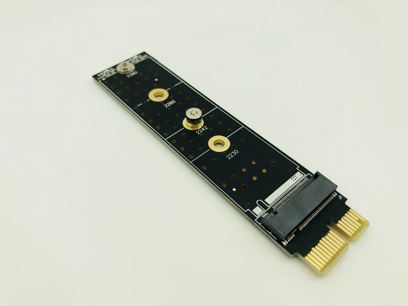 PCIE для M2 м соединитель в форме ключа адаптер NVME SSD x1 полный Скорость M.2 2280 Алюминий