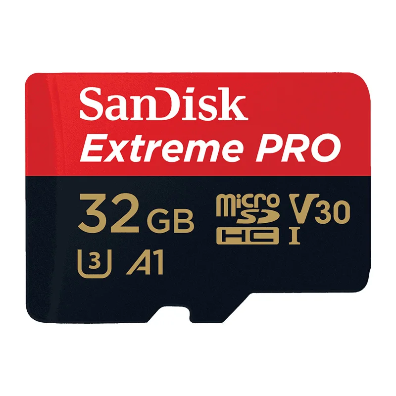 Карта памяти SanDisk Extreme Pro Micro SD карта 32 Гб 64 Гб 128 ГБ 256 Гб 400 Гб SDHC/SDXC UHS-I C10 U3 V30 A2 TF карта для дрона камеры - Емкость: 32GB