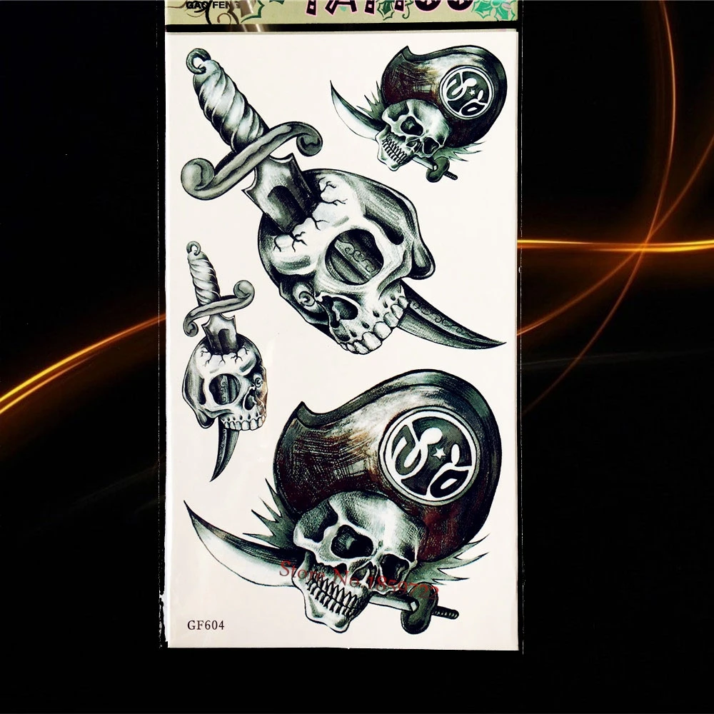 Черная водостойкая тату наклейка Ловец снов HQS49 1 шт.|art tattoo|waterproof tattoobody art tattoo |