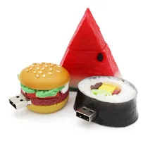 Питание usb флеш-накопитель креативный гамбургер суши арбуз флеш-накопитель 4 ГБ 8 ГБ 16 ГБ 32 ГБ карта памяти u диск Подарочный игрушечный накопитель