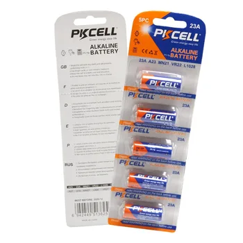 

PKCELL 10 pcs A23 Batteries 12V 23A Replace A23BP 23 MN21 23GA 23AE 21/23 L1028