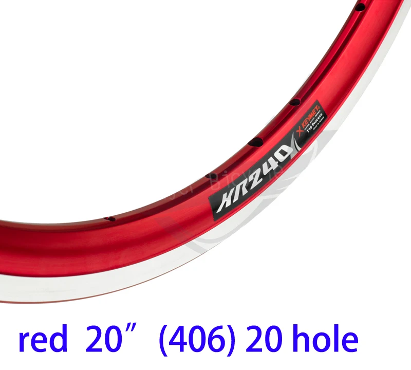 KINLIN XR240 18/20 дюйма диски 355/406/451 велосипед тормоза V оправа 16/20/24 Отверстия - Цвет: Синий