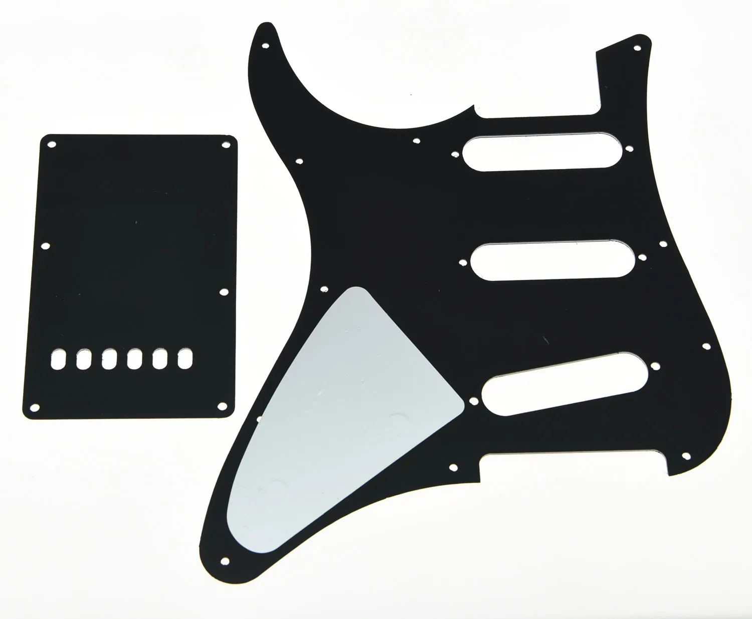 KAISH Black 3 слойная гитара SSS Pickguard с винтами для задней панели Yamaha Philosophy|sss pickguard|3 plyback