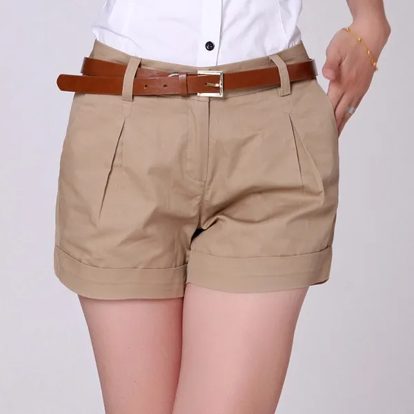 Summer Woman Cotton Shorts - FashionandLove.com