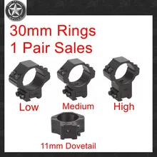VO 30 мм прицел 11 мм 3/" крепление направляющей «Ласточкин хвост» кольца Низкий/средний/высокий профиль варианты для воздушного ружья Охотничья винтовка