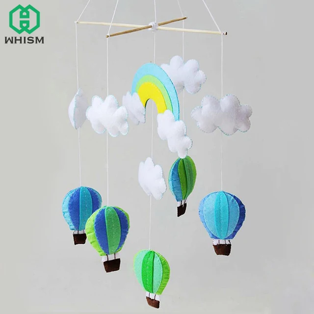 Whism Handmade Felt Campanula Non Woven Wind Chime Air Balloon Whism Handmade Felt Campanula Non Woven Wind Chime Air Balloon Bell Hanging Ornaments Diy