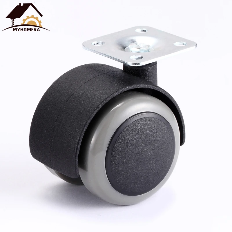 Myhomera 4 шт. 2 &quotM8 Универсальный бесшумный ролик для стула Сверхмощный Ролик 50 кг