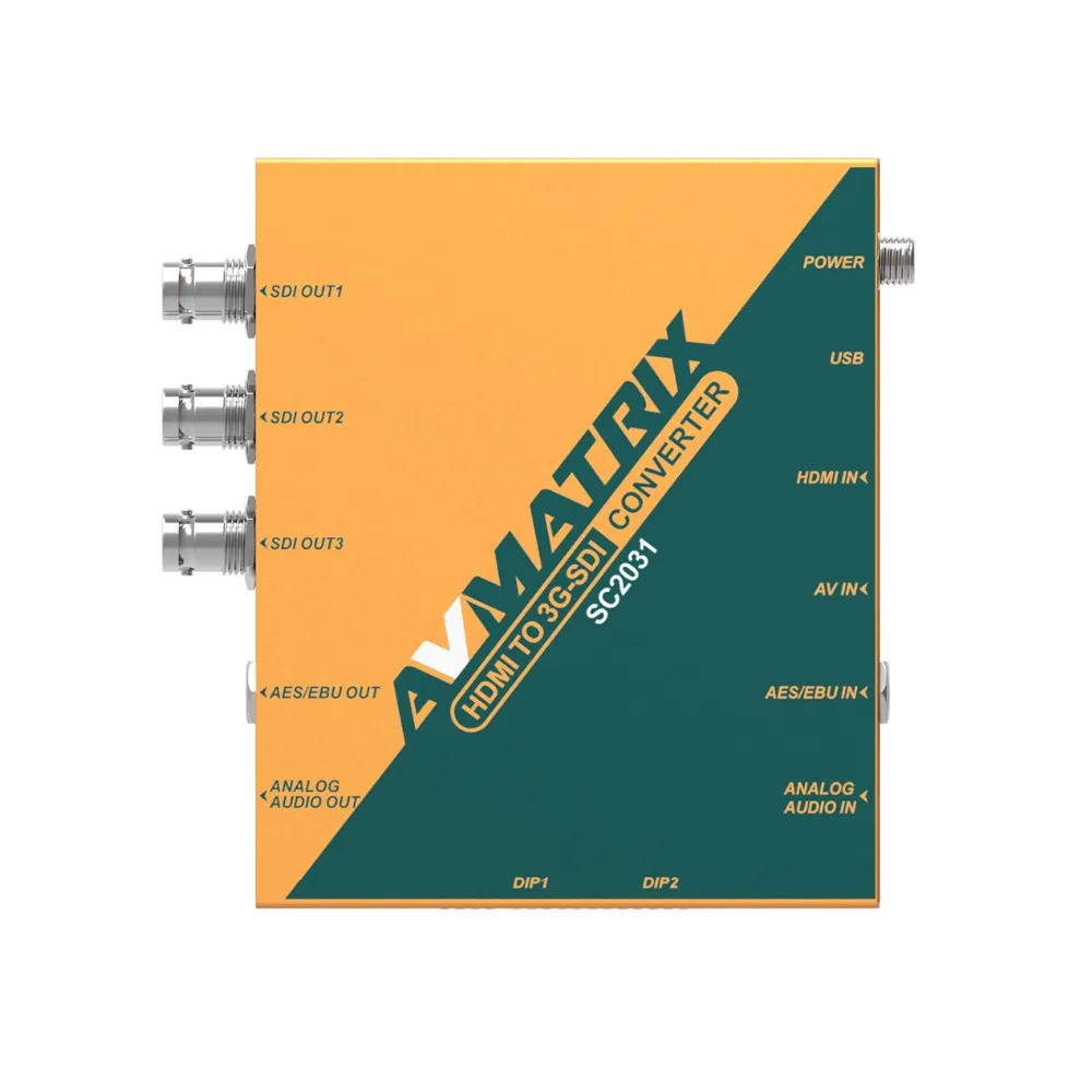 Конвертер для масштабирования AVmatrix HDMI в SDI конвертер с аудио embeddedding 1080P 60 Гц 720p 30