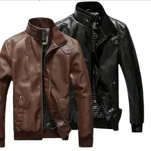 rown куртка мотоцикла Для мужчин PU кожаная куртка Горячая Для мужчин мотоцикл одежда кожаная куртка пальто