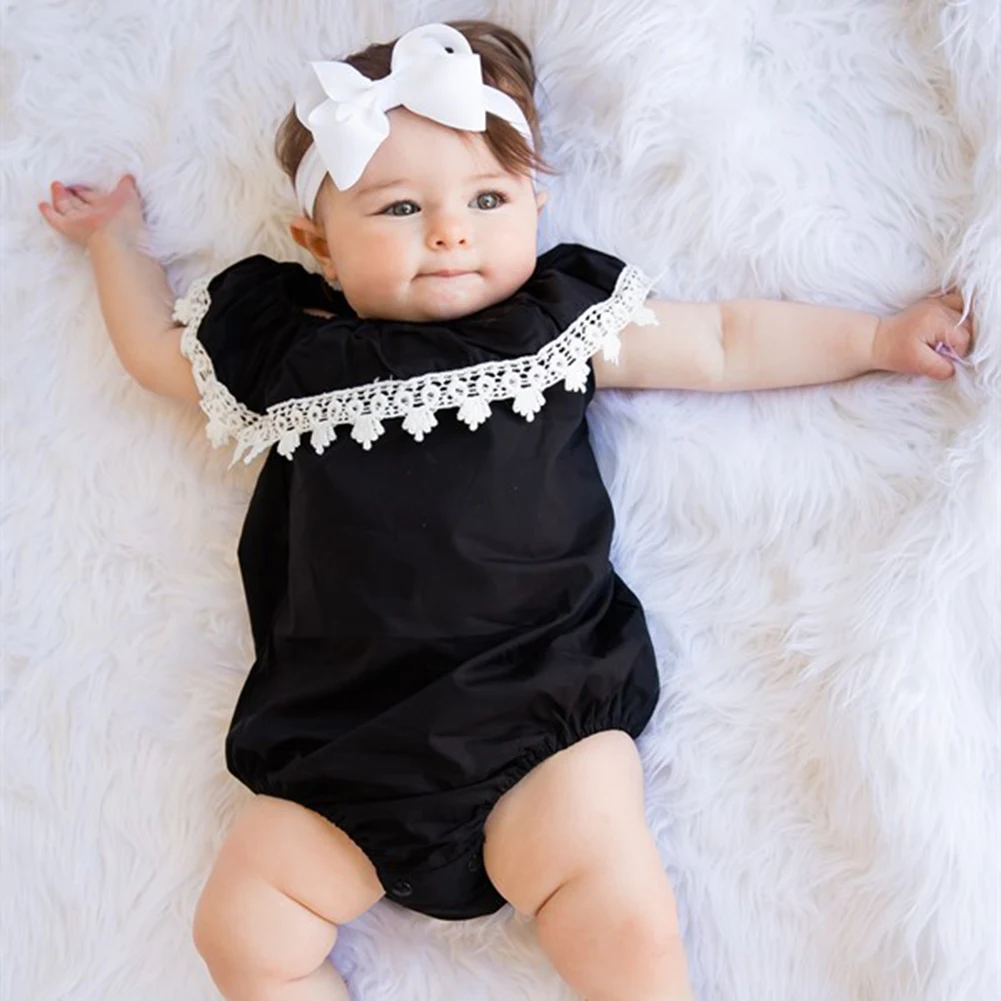 Summer Baby Clothes Newborn Infant Baby Girls Romper Fashion Lace