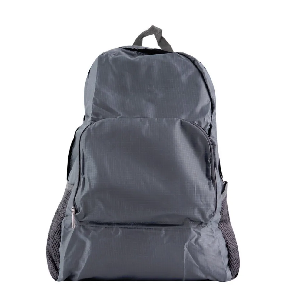 Открытый Дорожный спортивный 30L нейлоновый складной портативный рюкзак на молнии для путешествий, походный рюкзак, сумки на плечо, Прямая поставка