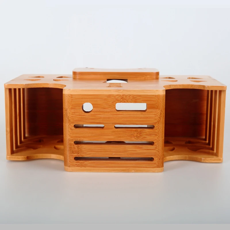 Creative Wood Knife Holder Multifunction Kitchen Knife Storage Rack Bamboo Knife Block Kitchen Supplies Free Shipping