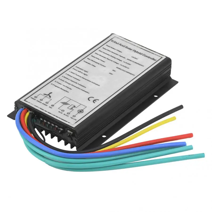 Гибридный контроллер 12/24V 400/800W ветровой 500/1000W солнечной энергии гибридный контроллер генератора заряда
