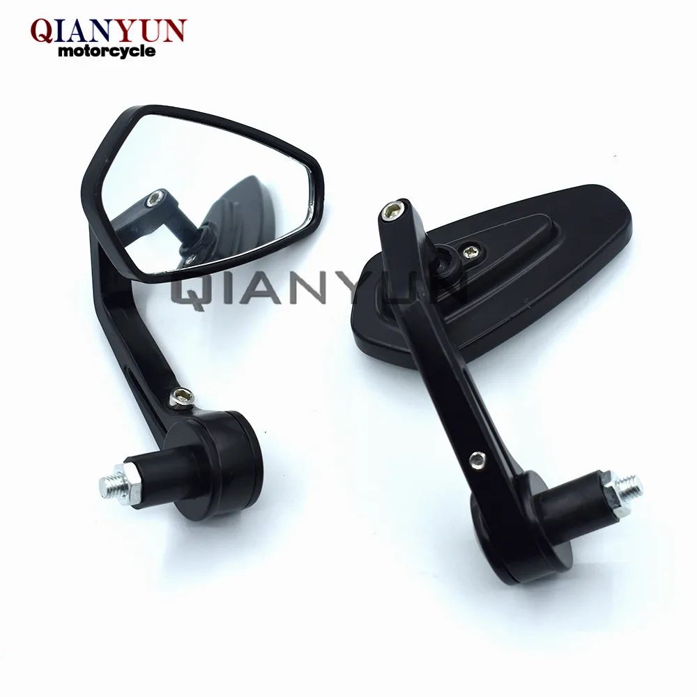

For Kawasaki ZZR600 ZX6R ZX636R ZX6RR ZX9R Universal Motorcycle 7/8" 22mm CNC Aluminium Handlebar bar End Side rearview Mirrors