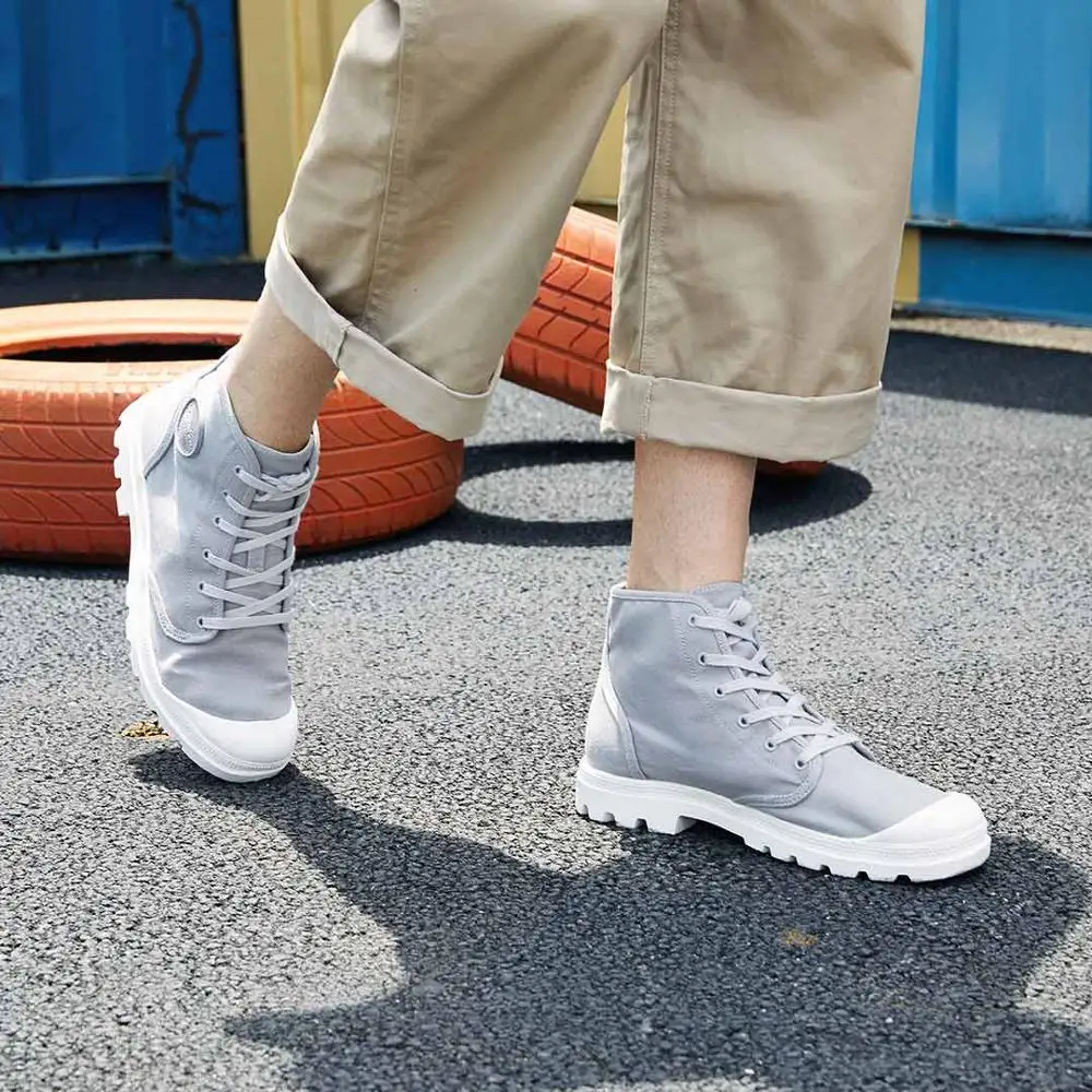 

Xiaomi Uleemark lovers Damping breathable high-top tooling shoes canvas shoes non-slip wear-resistant tire soles hiking shoes
