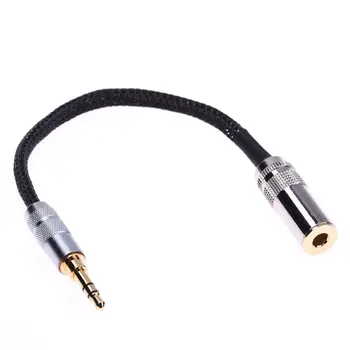

3.5mm Male to 4.4mm Female Balanced Hi-end Silver Plated Cable Adapter for Sony NW-WM1Z 1A MDR-Z1R TA-ZH1ES PHA-2A