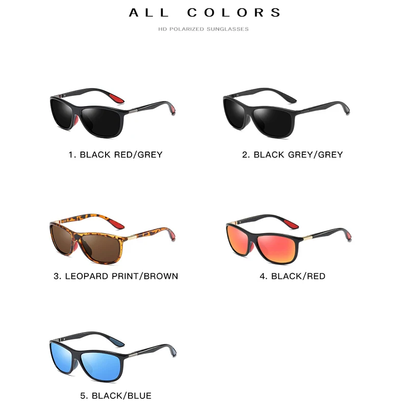 KEITHION Designer Men Polarized Sunglasses Women Driving Shades Sun Glasses Fashion Summer Mirror Eyewear UV400