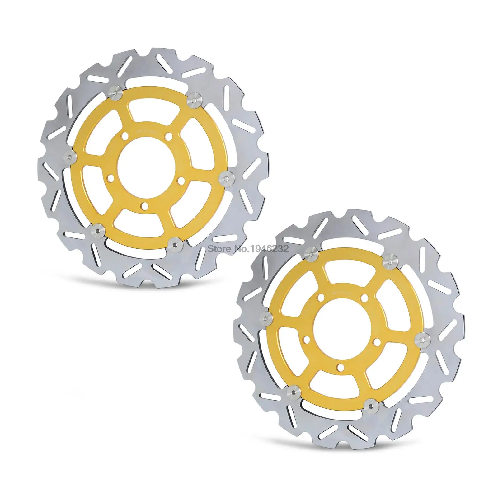 Motorcycle Front Brake Rotor Disc For Kawasaki ZX6R NINJA 636 Z800