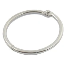 5x4 см кольцо для ключей Диаметр Круглый Металлический Зажим лист кольцо серебро