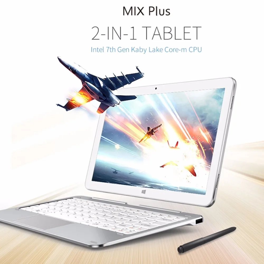 Original Cube Mix Plus 2 in 1 Tablet PC планшет 10.6 дюймов Windows 10 процессор Intel Kabylake 7Y30 Dual Core 4GB RAM 128GB