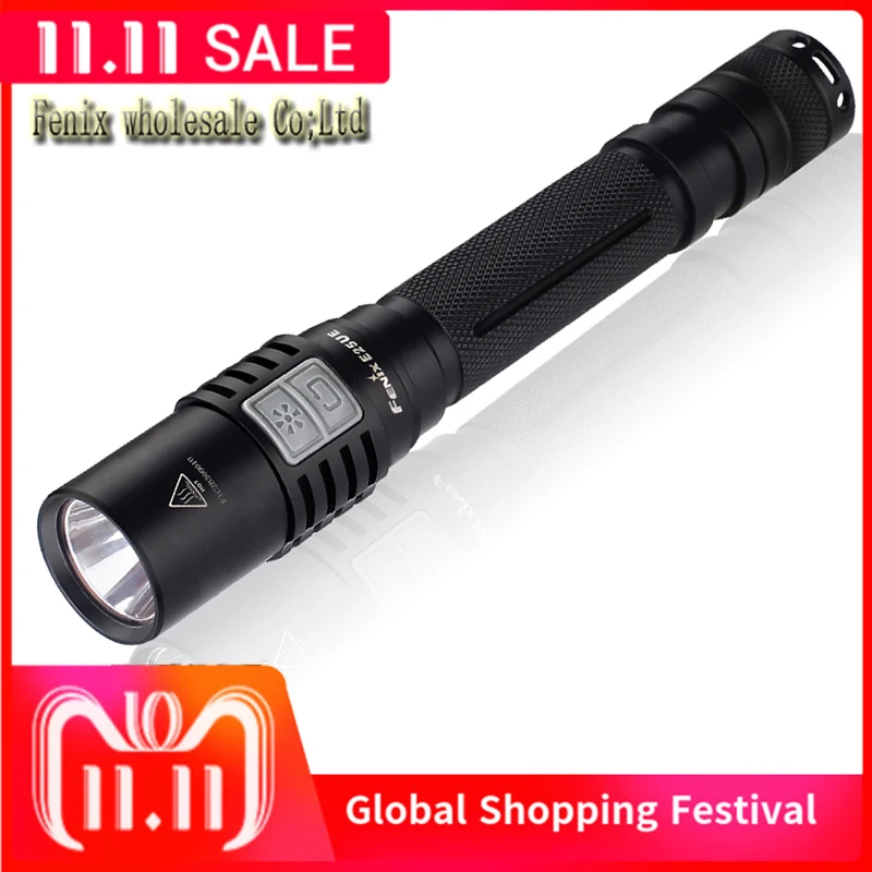 2015 Новый Fenix E25 UE Cree XP-L светодиодный 1000 люмен Ultimate Edition два 14500 литий-ионных