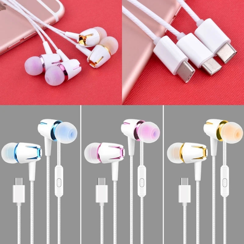 OOTDTY-USB-Type-C-Earbuds-In-Ear-Earphone-Wired-Control-Stereo-With-MIC-For-LeEco-Le (2)