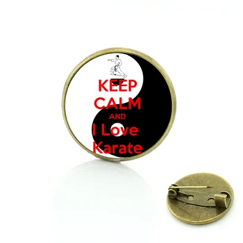 

JWEIJIAO 2017 trendy sports I Love Judo brooches pins men women karate jewelry high quality handmade badge brooch SP594