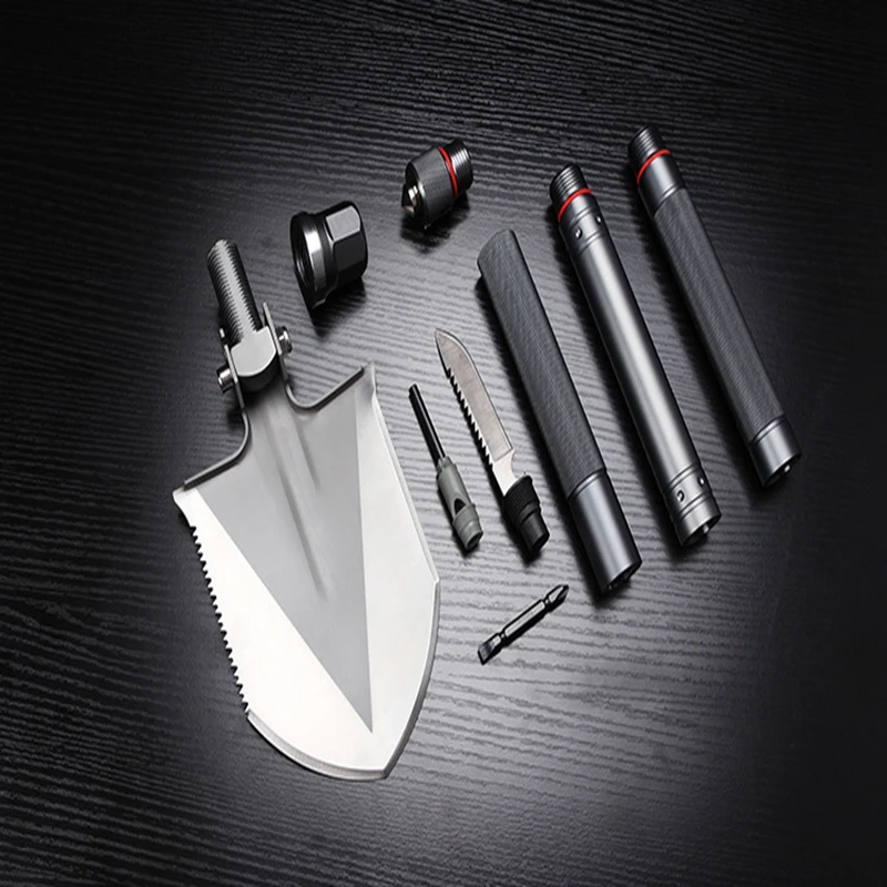 

YINGTOUMAN Multi-functional Military Folding Shovel folding Spade Shovel Emergency Camping Outdoor Useful Survival Tool