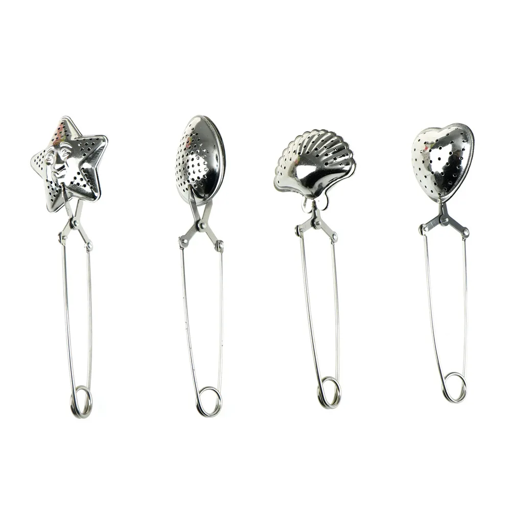 1PC Long Handle Stainless Steel Tea Infuser Strainer Loose Leaf Tea Ball Bag Mesh Filter