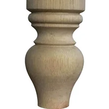 4 шт./лот, высота: 8X5,5 см, круглые деревянные ножки в Европейском стиле, мебельные ножки