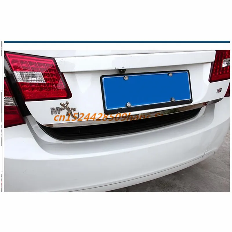 Rear Boot Trunk Lid Molding Decor Trim For Chevy Chevrolet Cruze Sedan 2017 2018