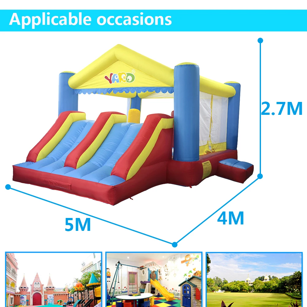 Inflatable castle jumping
