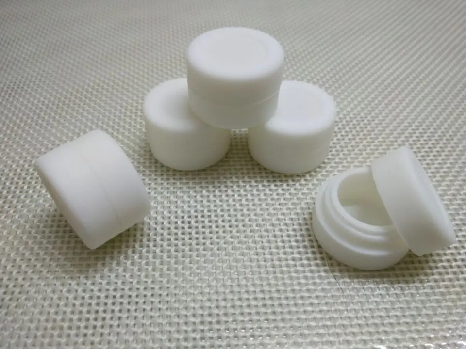 White FDA approved food grade round shape non stick silicone rubber