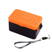 Ящик для хранения снастей 2 размера 2 отделения pesca рыболовные приманки червь земляной приманки