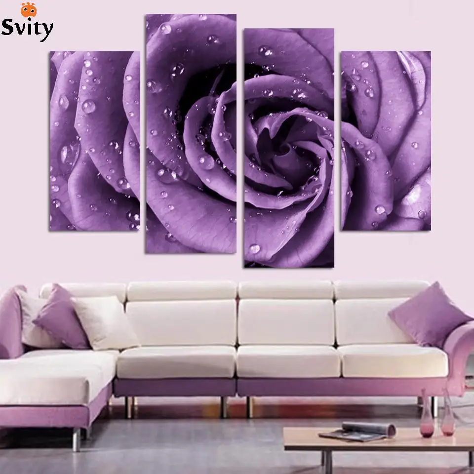 Online Buy Wholesale Purple Wall Art From China Purple Wall Art - Free Shipping Piece Wall Art White Purple Lover Flower Big Perfect Canvas Wallart On online buy wholesale purple wall art from china purple wall art - free shipping piece wall art white purple lover flower big perfect canvas wallart on