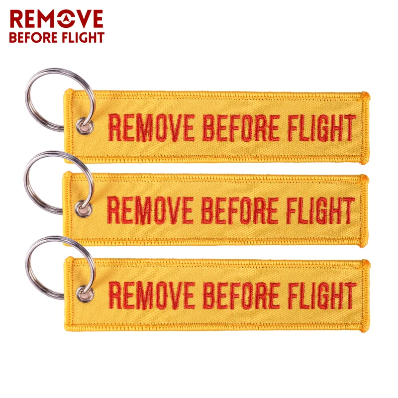 Брелок с вышивкой снять перед полетом|flight keychain|key ringorange keychain |