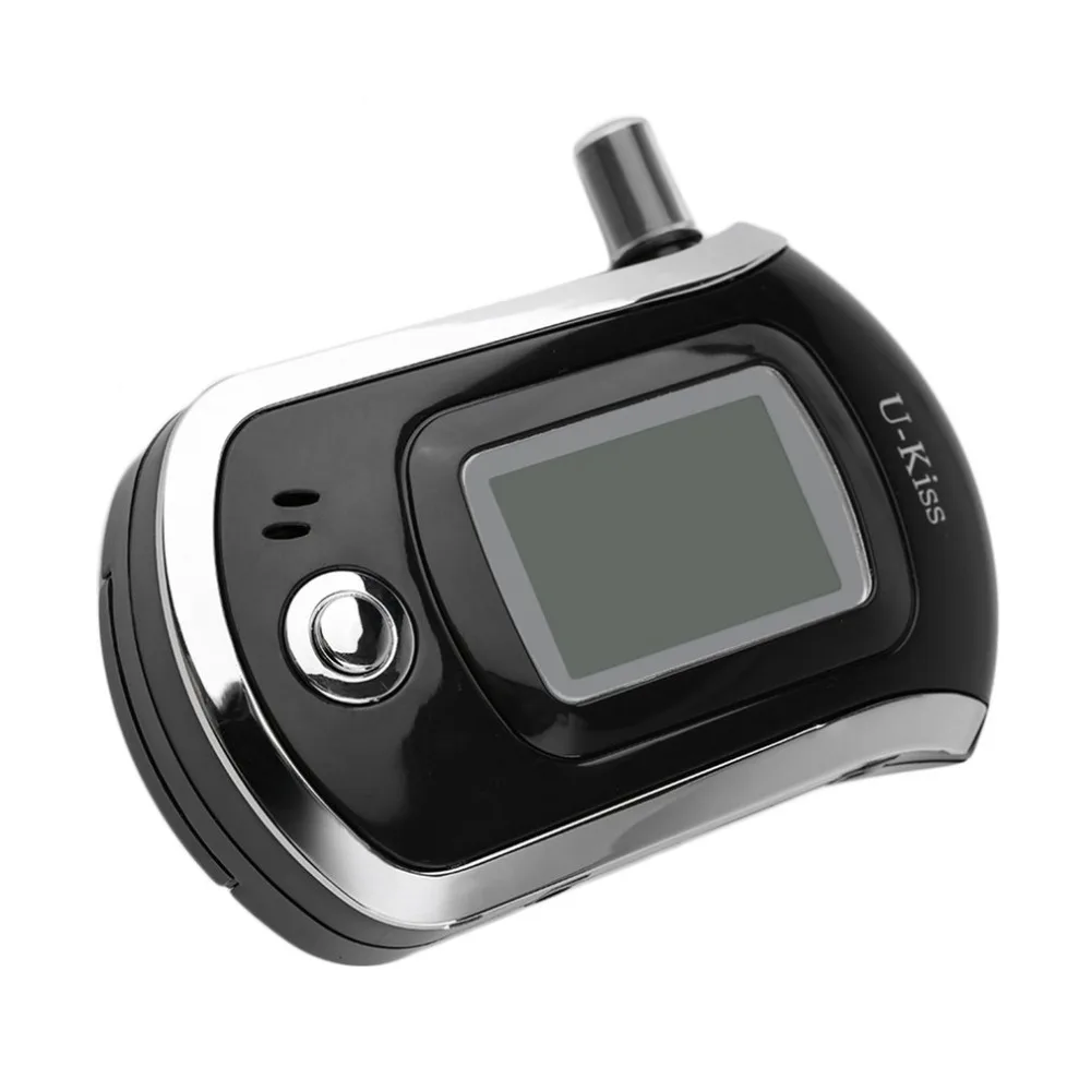 U-قبلة المحمولة اختبار الكحول مع شاشة Lcd الرقمية الكحول كاشف الكحول الكحول محلل سيارة سلامة محرك