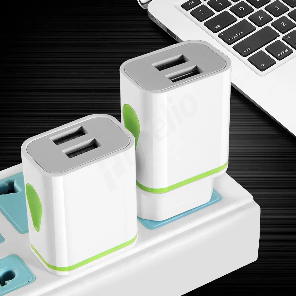 Olaf 5V/2.1A EU/US Led 2 порта USB быстрое зарядное устройство для Iphone Samsung Xiomi Huawei EU вилка