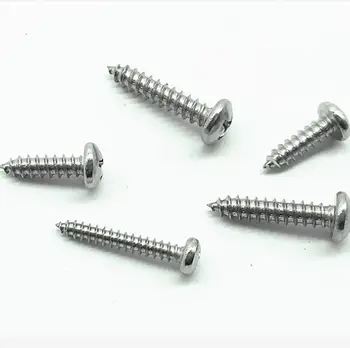 

M2 X 8mm 150PCS Micro Phillips Self-Tapping SUS304 Stainless Steel Screws Miniature Round Head Tapping Electronic Small Screws