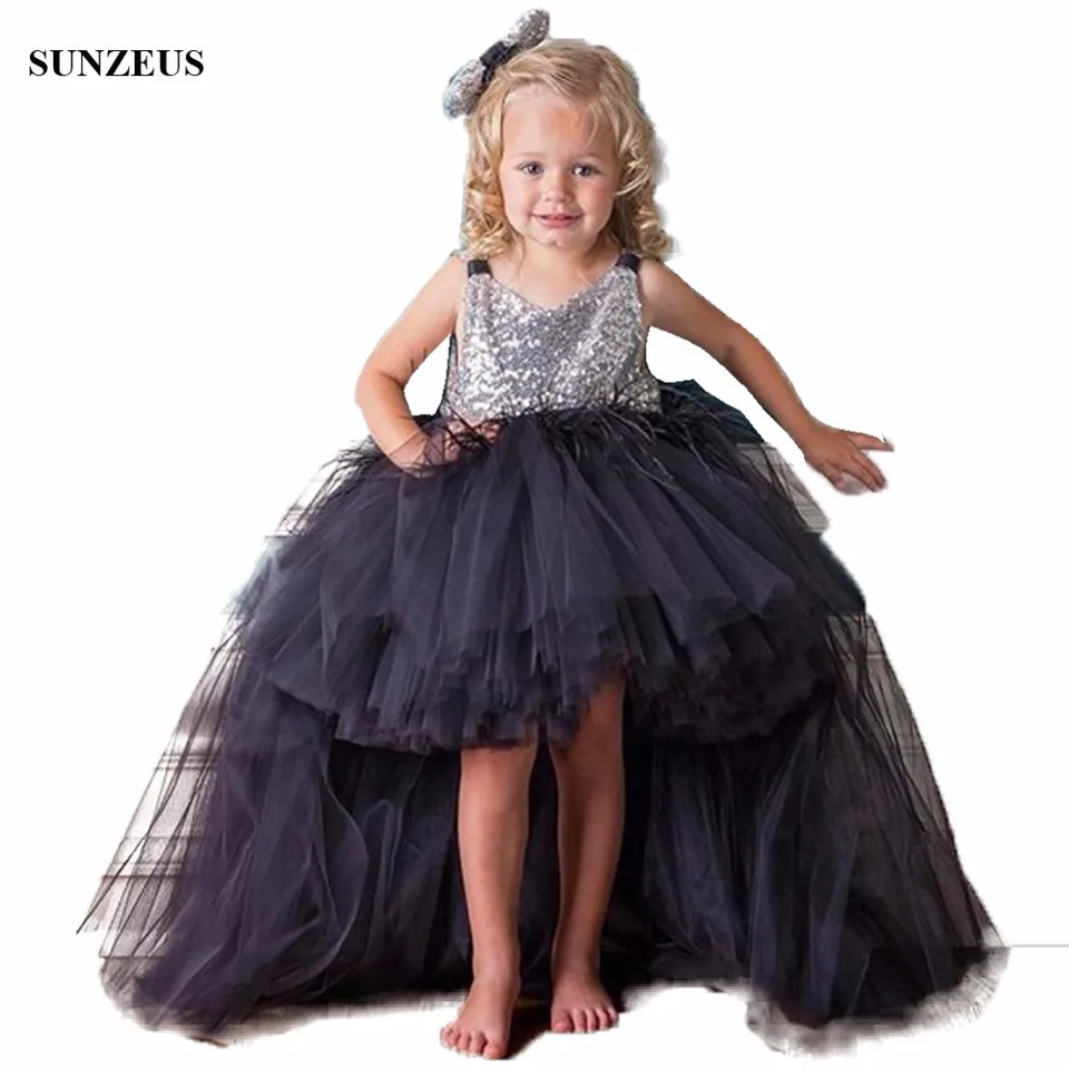 black dress with sequins on top