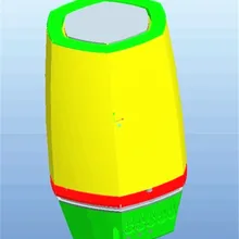 Макет крышка кремния литья прототип