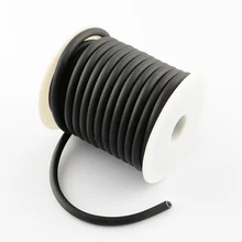 5 мм силиконовый шнур полый шнур для ювелирных изделий белый черный красный розовый синий отверстие: 3 мм; около 10 м/рулон