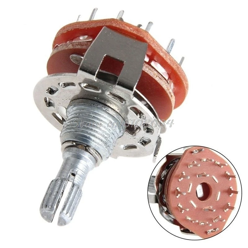 2 Pole 6 Position Switch