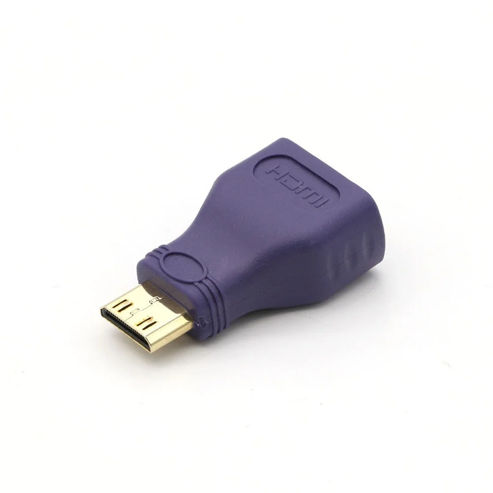 Мини-адаптер HDMI(2 шт) штекер-Женский позолоченый HDMI разъем для смартфона, ноутбука, видеокамеры, камеры или планшета