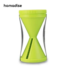 Homadise Gemüse Werkzeuge Frucht-schneidmaschine Spiral Shred Process Gerät Schäler Küche Werkzeug Spirelli Spiralizer Julienne Cutter