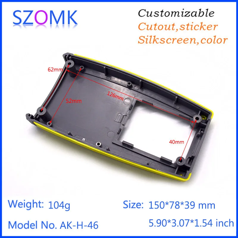 szomk new arrival plastic enclosure for electronics plastic case 2 AA battery abs plastic handheld control box electrical junction box enclosure housing (8).jpg