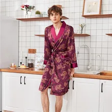 Женские моделирования шелк Print Pajama неглиже халат шорты комплект набор ночных рубашек летнее шифоновое платье комплект 40mi01
